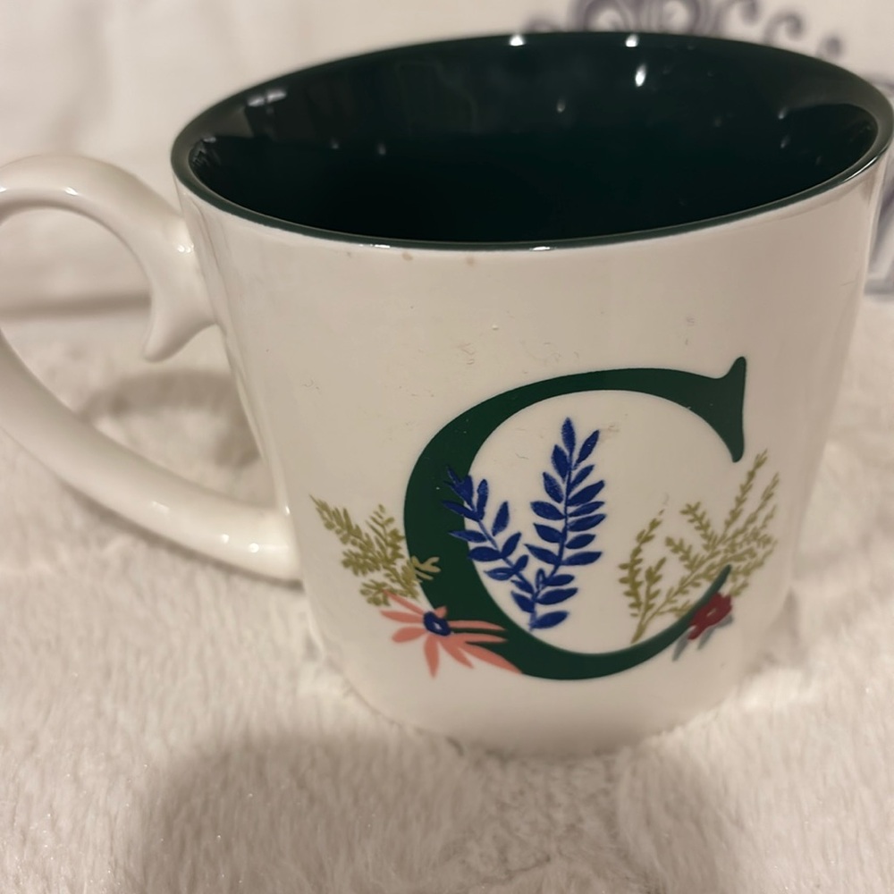 Opalhouse Coffee Mug Personalized  C Monogram‎ Initial